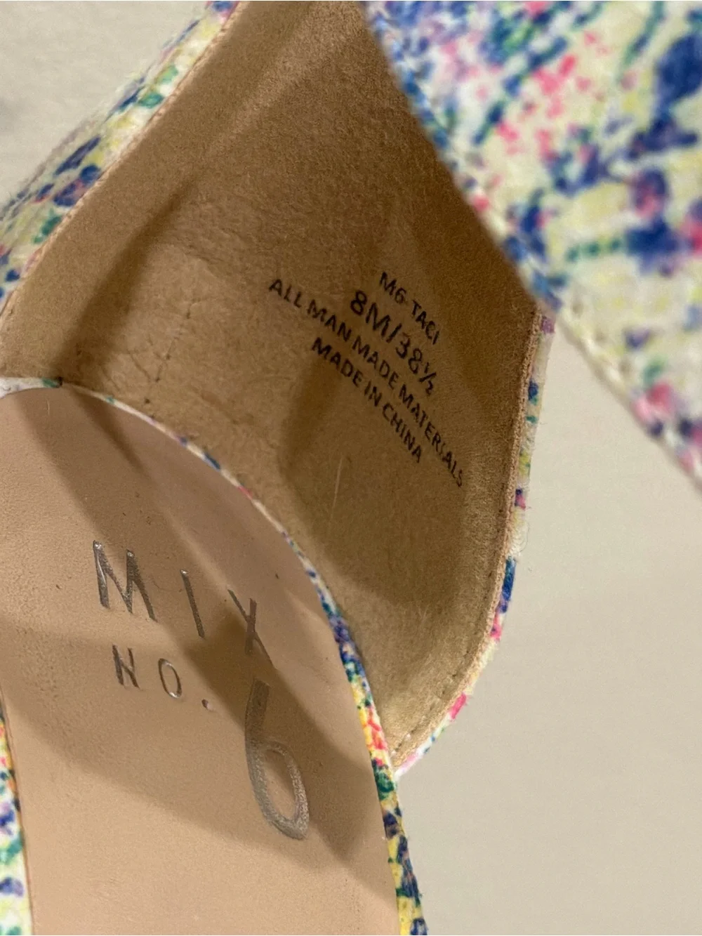 Mix No. 6 Multicolor Snake-Print Ankle-Strap Platform Sandals